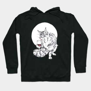 Wine Cat-oisseur Hoodie